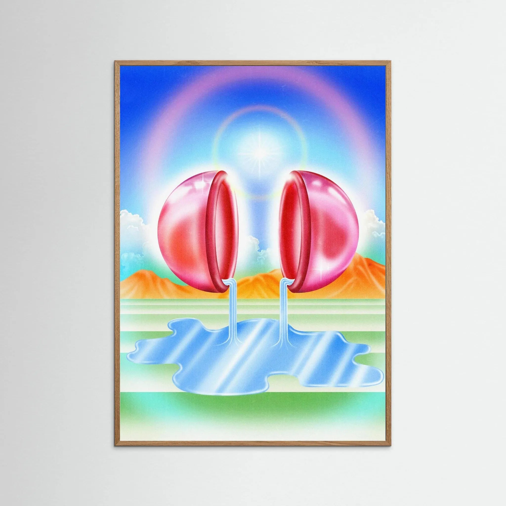 Poster-SPUTNIK SWEATHEART- Rowena Lloyd- TADAM!-affiche-art-print- 21 x 29 cm / 8 x 11″ (A4) / No Frame-21 x 29 cm / 8 x 11″ (A4) / Black Wood-21 x 29 cm / 8 x 11″ (A4) / Blue Wood-21 x 29 cm / 8 x 11″ (A4) / Grey Wood-21 x 29 cm / 8 x 11″ (A4) / Green Wood