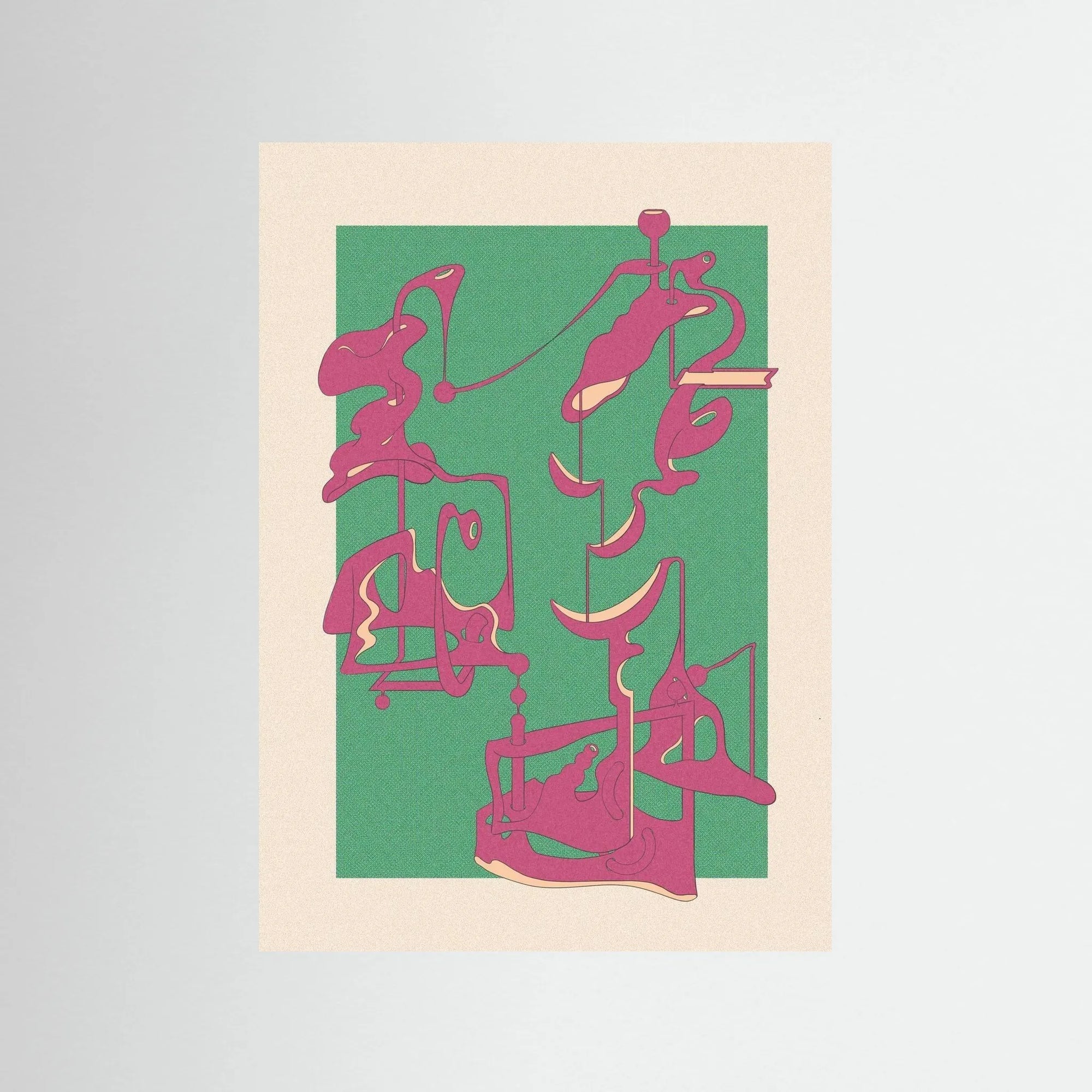 Poster-STRANGE PLAYGROUND- Rowena Lloyd- TADAM!-affiche-art-print- 21 x 29 cm / 8 x 11″ (A4) / No Frame-21 x 29 cm / 8 x 11″ (A4) / Black Wood-21 x 29 cm / 8 x 11″ (A4) / Blue Wood-21 x 29 cm / 8 x 11″ (A4) / Grey Wood-21 x 29 cm / 8 x 11″ (A4) / Green Wood