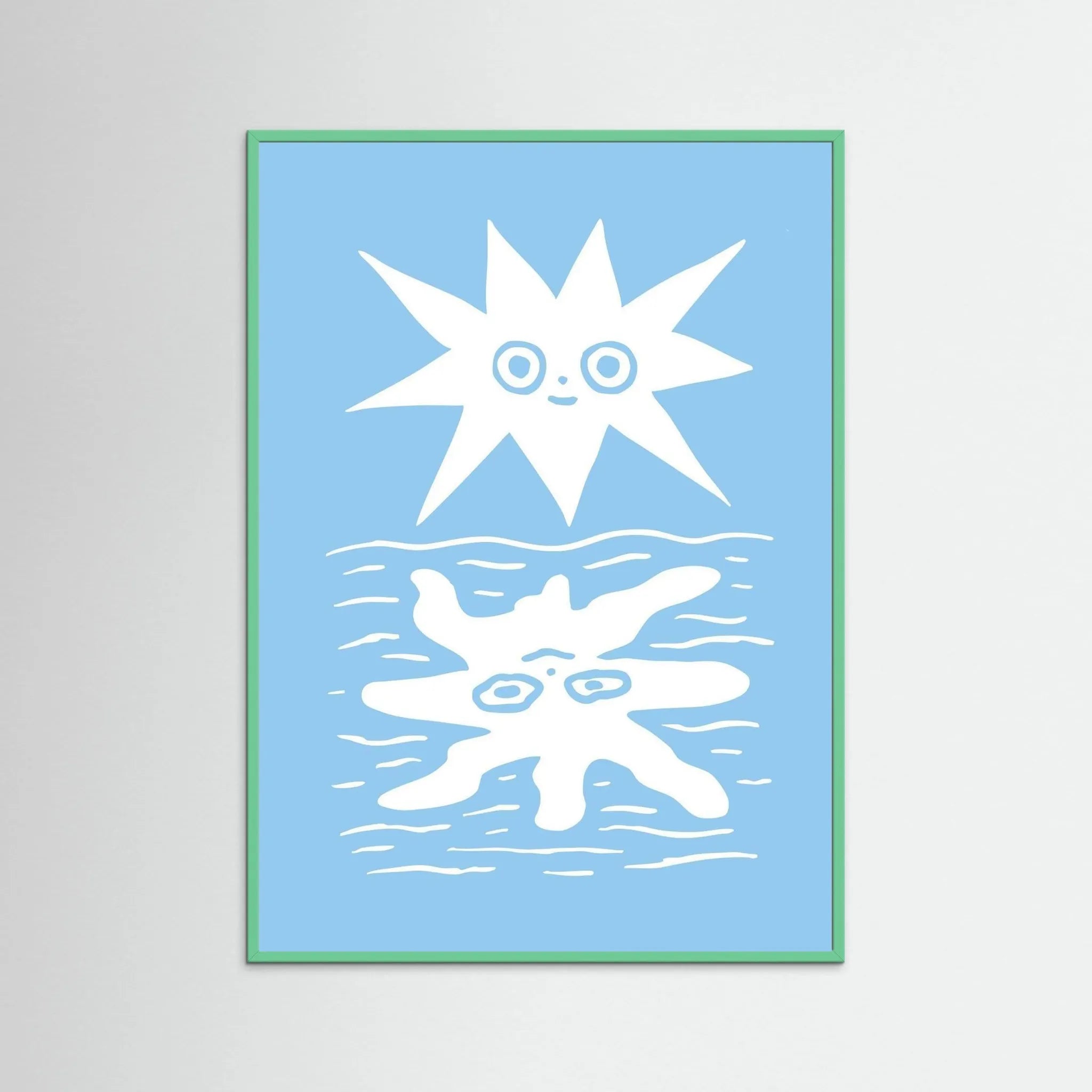 Poster-SUNRISE- Eric Schwarz- TADAM!-affiche-art-print- 21 x 29 cm / 8 x 11″ (A4) / No Frame-21 x 29 cm / 8 x 11″ (A4) / Black Wood-21 x 29 cm / 8 x 11″ (A4) / Blue Wood-21 x 29 cm / 8 x 11″ (A4) / Grey Wood-21 x 29 cm / 8 x 11″ (A4) / Green Wood