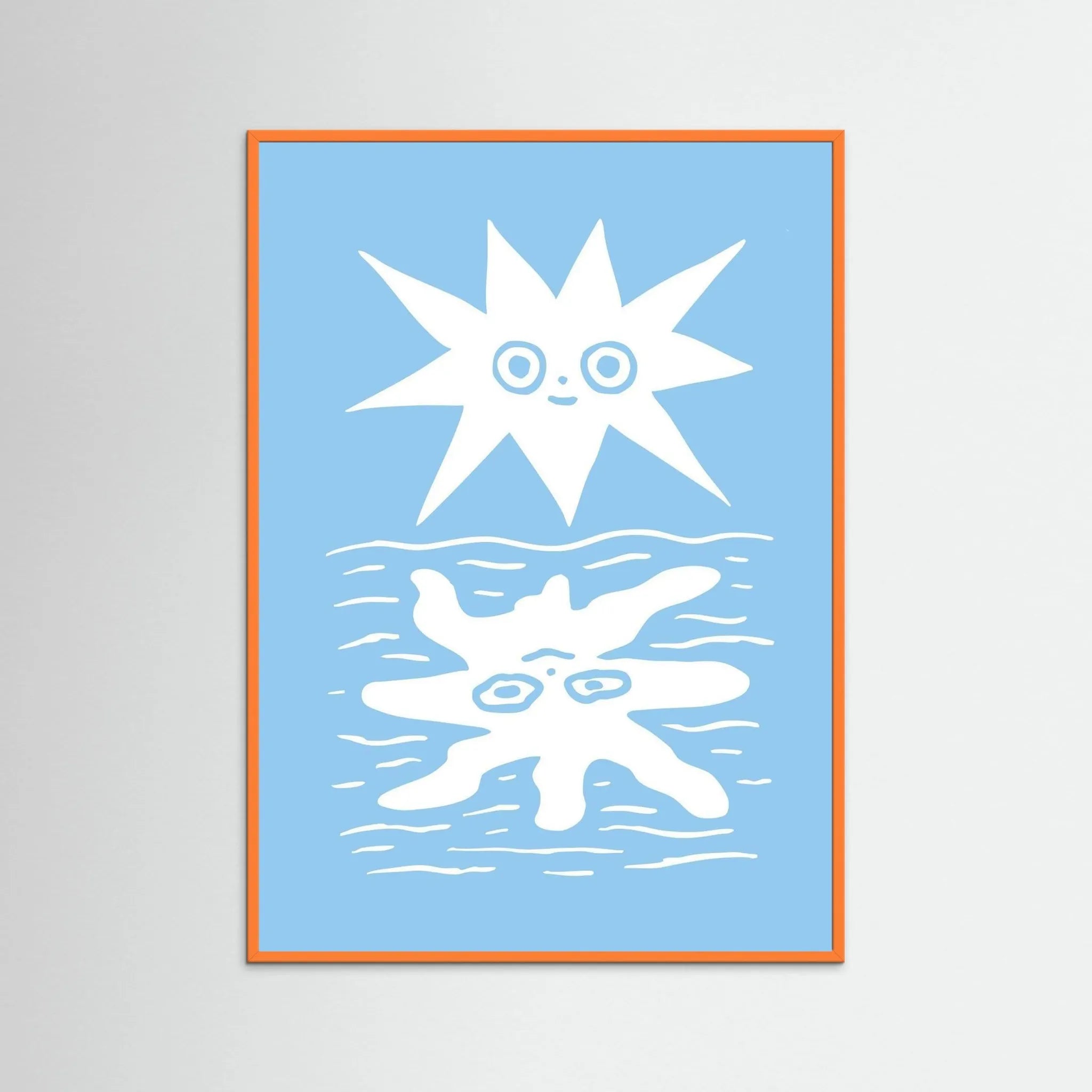 Poster-SUNRISE- Eric Schwarz- TADAM!-affiche-art-print- 21 x 29 cm / 8 x 11″ (A4) / No Frame-21 x 29 cm / 8 x 11″ (A4) / Black Wood-21 x 29 cm / 8 x 11″ (A4) / Blue Wood-21 x 29 cm / 8 x 11″ (A4) / Grey Wood-21 x 29 cm / 8 x 11″ (A4) / Green Wood