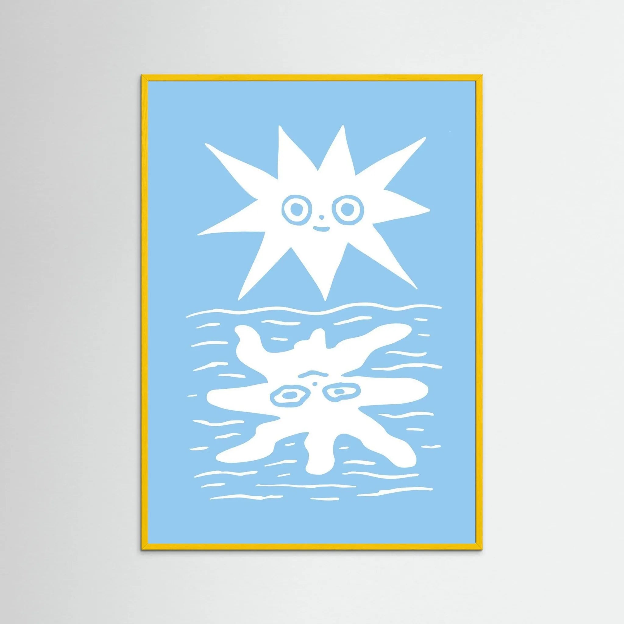 Poster-SUNRISE- Eric Schwarz- TADAM!-affiche-art-print- 21 x 29 cm / 8 x 11″ (A4) / No Frame-21 x 29 cm / 8 x 11″ (A4) / Black Wood-21 x 29 cm / 8 x 11″ (A4) / Blue Wood-21 x 29 cm / 8 x 11″ (A4) / Grey Wood-21 x 29 cm / 8 x 11″ (A4) / Green Wood