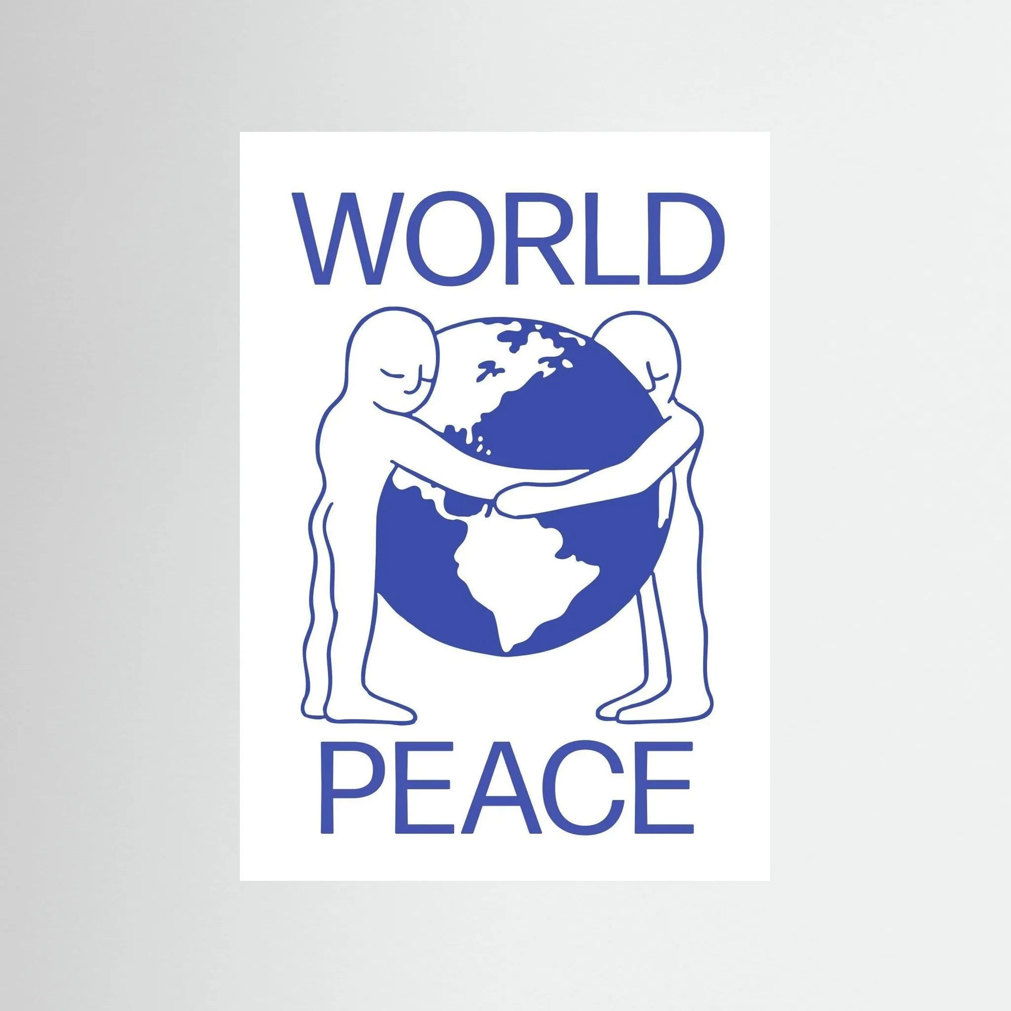 Poster-WORLD PEACE- Eric Schwarz- TADAM!-affiche-art-print- 21 x 29 cm / 8 x 11″ (A4) / No Frame-21 x 29 cm / 8 x 11″ (A4) / Black Wood-21 x 29 cm / 8 x 11″ (A4) / Blue Wood-21 x 29 cm / 8 x 11″ (A4) / Grey Wood-21 x 29 cm / 8 x 11″ (A4) / Green Wood