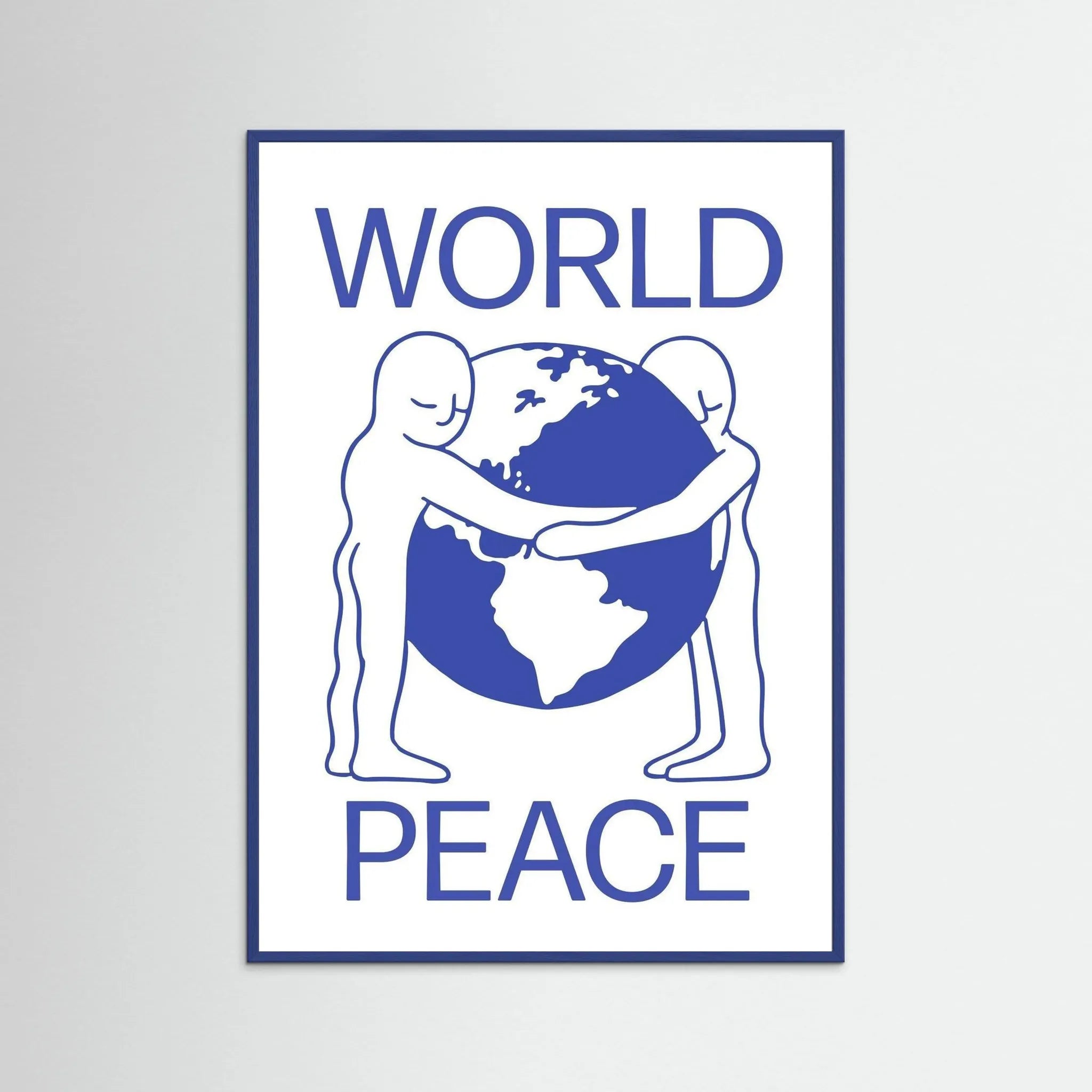 Poster-WORLD PEACE- Eric Schwarz- TADAM!-affiche-art-print- 21 x 29 cm / 8 x 11″ (A4) / No Frame-21 x 29 cm / 8 x 11″ (A4) / Black Wood-21 x 29 cm / 8 x 11″ (A4) / Blue Wood-21 x 29 cm / 8 x 11″ (A4) / Grey Wood-21 x 29 cm / 8 x 11″ (A4) / Green Wood