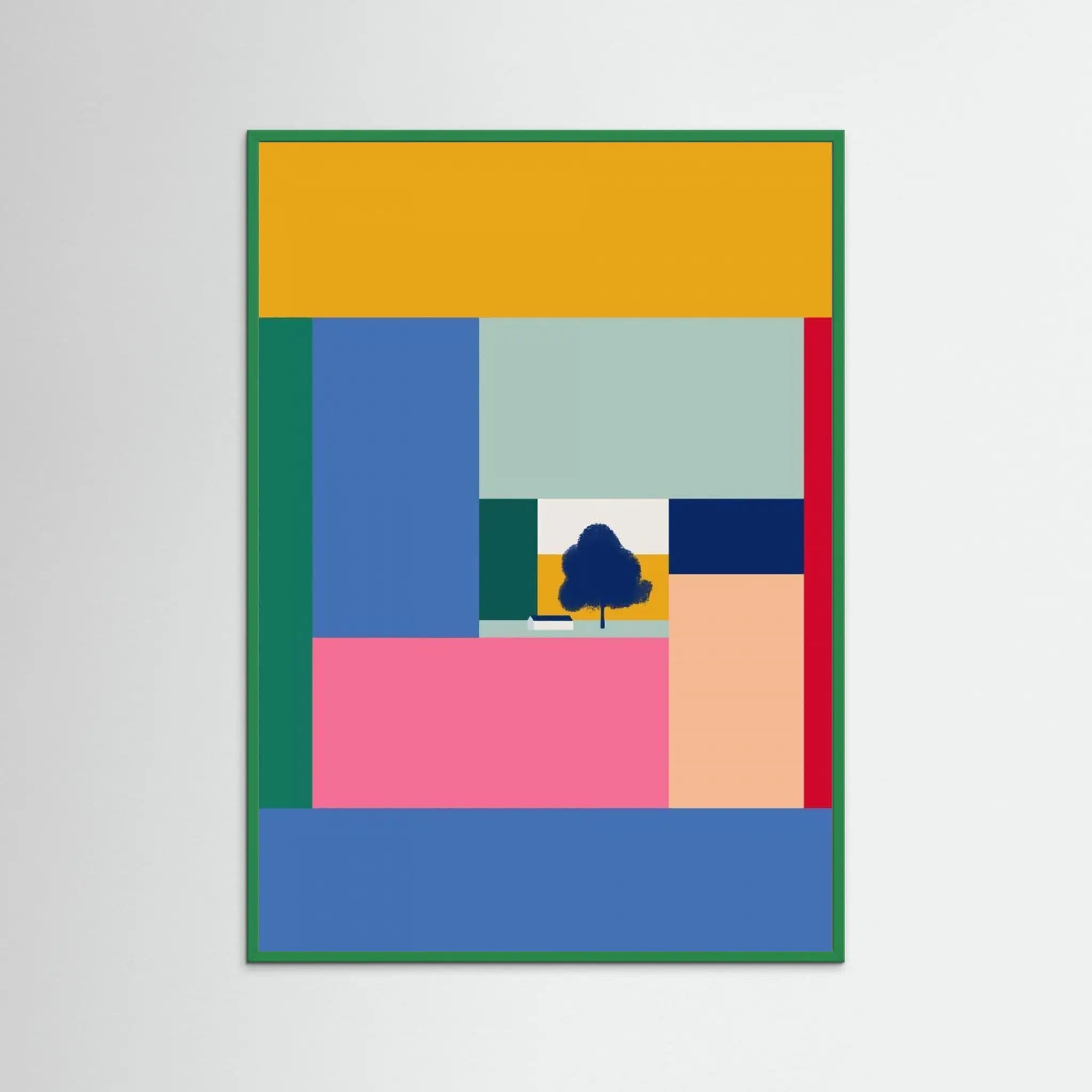 Poster-BARN IN COLOR BLOCKS- Little Dean- TADAM!-affiche-art-print- 21 x 29 cm / 8 x 11″ (A4) / No Frame-21 x 29 cm / 8 x 11″ (A4) / Black Wood-21 x 29 cm / 8 x 11″ (A4) / Blue Wood-21 x 29 cm / 8 x 11″ (A4) / Grey Wood-21 x 29 cm / 8 x 11″ (A4) / Green Wood