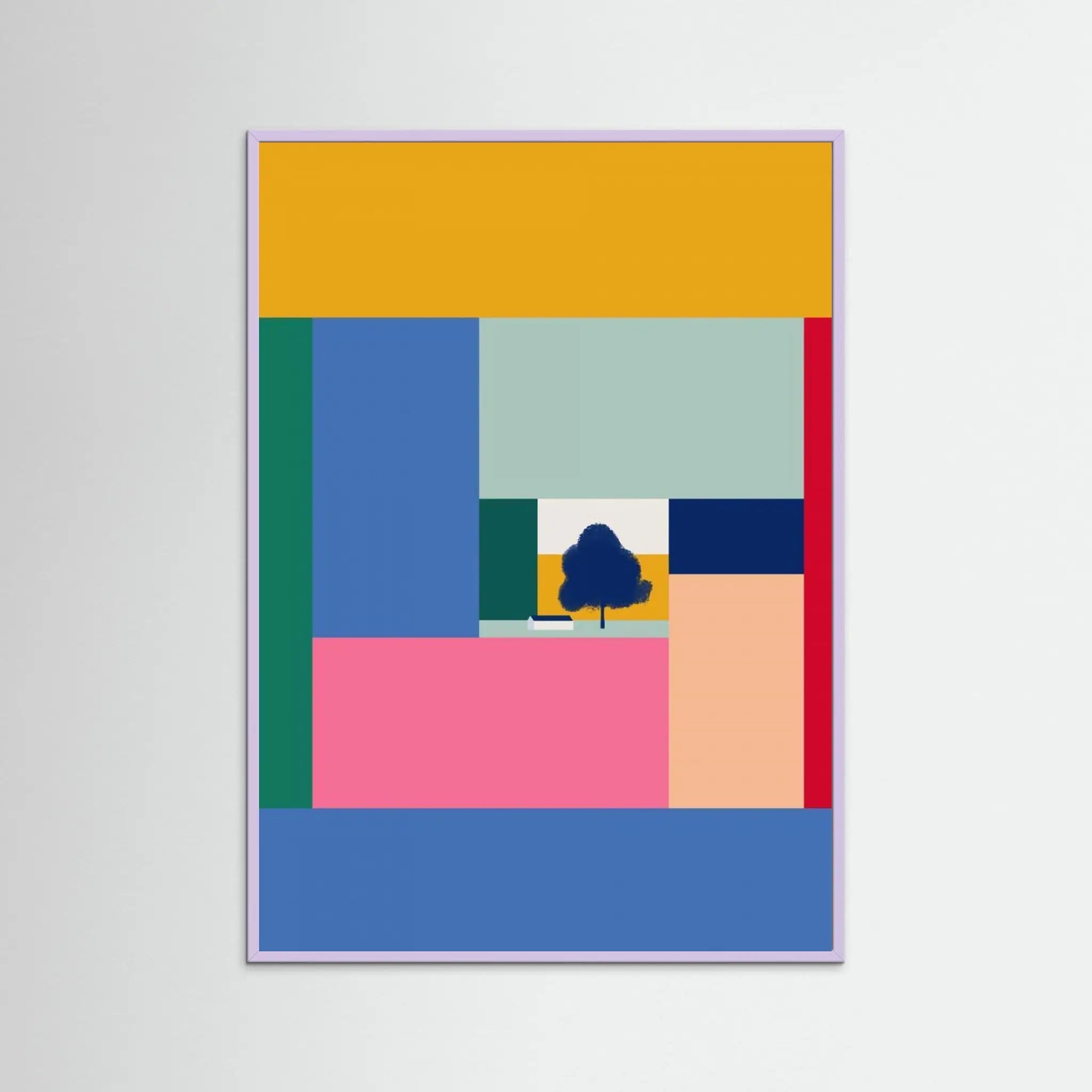 Poster-BARN IN COLOR BLOCKS- Little Dean- TADAM!-affiche-art-print- 21 x 29 cm / 8 x 11″ (A4) / No Frame-21 x 29 cm / 8 x 11″ (A4) / Black Wood-21 x 29 cm / 8 x 11″ (A4) / Blue Wood-21 x 29 cm / 8 x 11″ (A4) / Grey Wood-21 x 29 cm / 8 x 11″ (A4) / Green Wood