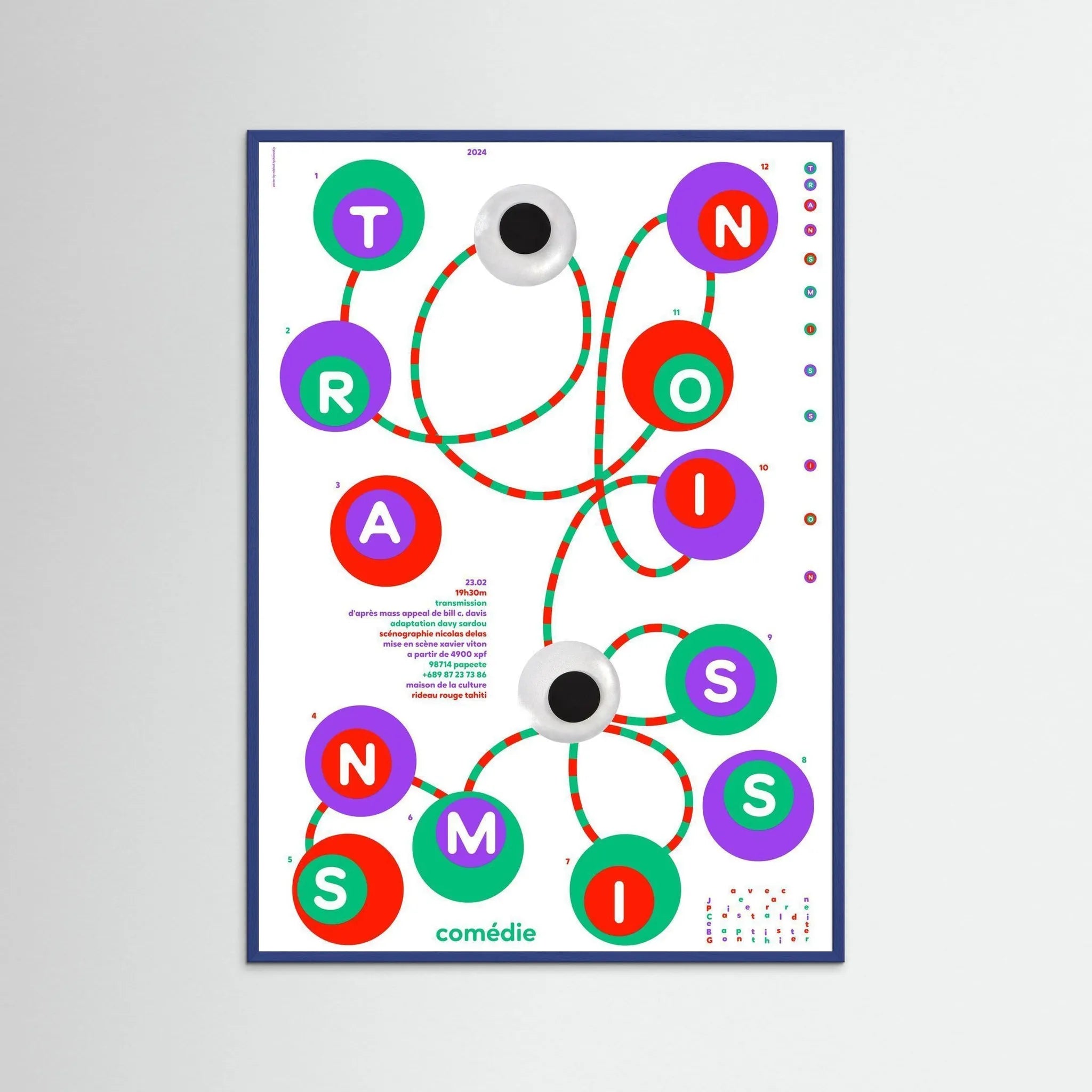 Poster-TRANSMISSION- Mikhail Lychkovskiy- TADAM!-affiche-art-print- 21 x 29 cm / 8 x 11″ (A4) / No Frame-21 x 29 cm / 8 x 11″ (A4) / Black Wood-21 x 29 cm / 8 x 11″ (A4) / Blue Wood-21 x 29 cm / 8 x 11″ (A4) / Grey Wood-21 x 29 cm / 8 x 11″ (A4) / Green Wood