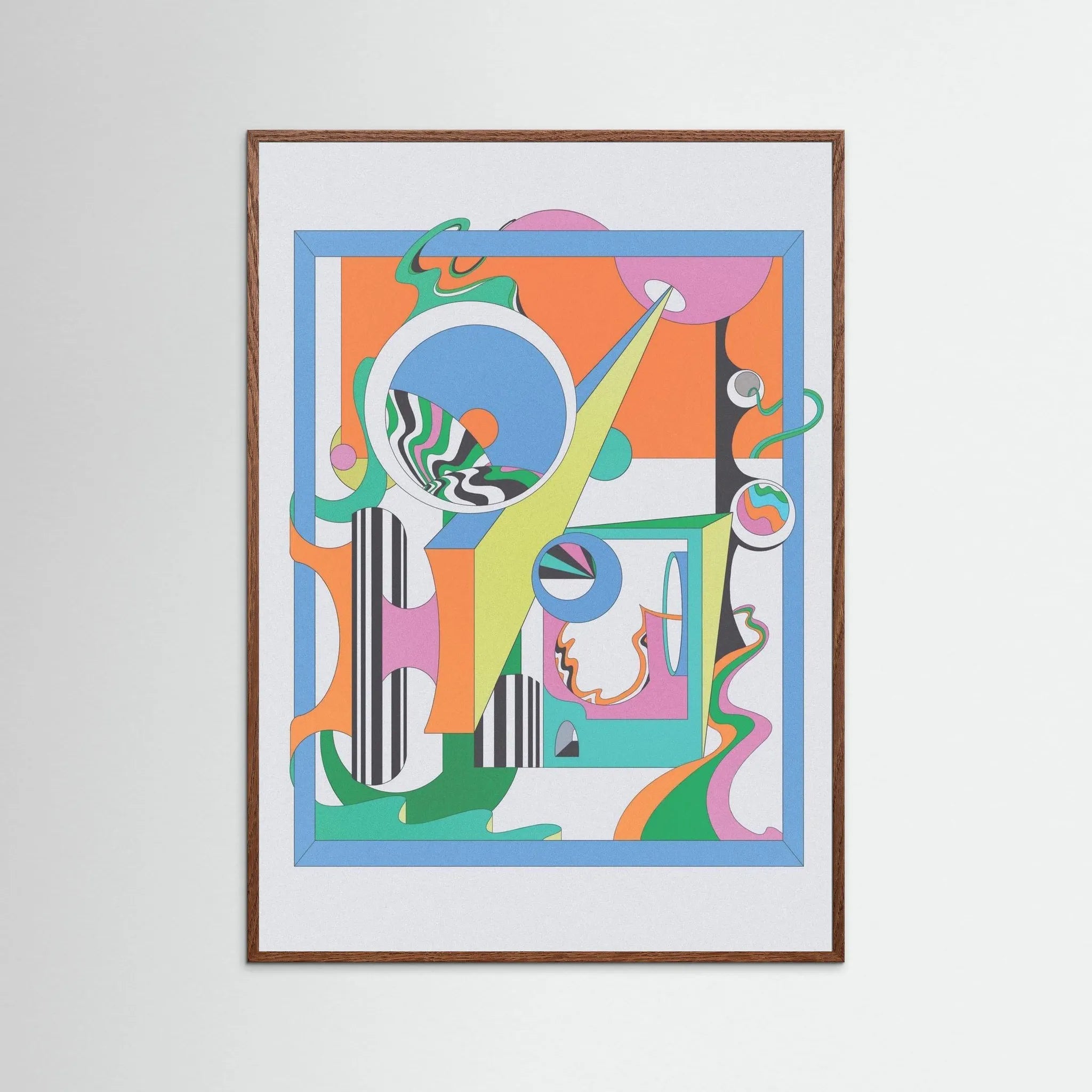 Poster-YAYANAGI KNOWS BEST- Rowena Lloyd- TADAM!-affiche-art-print- 21 x 29 cm / 8 x 11″ (A4) / No Frame-21 x 29 cm / 8 x 11″ (A4) / Black Wood-21 x 29 cm / 8 x 11″ (A4) / Blue Wood-21 x 29 cm / 8 x 11″ (A4) / Grey Wood-21 x 29 cm / 8 x 11″ (A4) / Green Wood