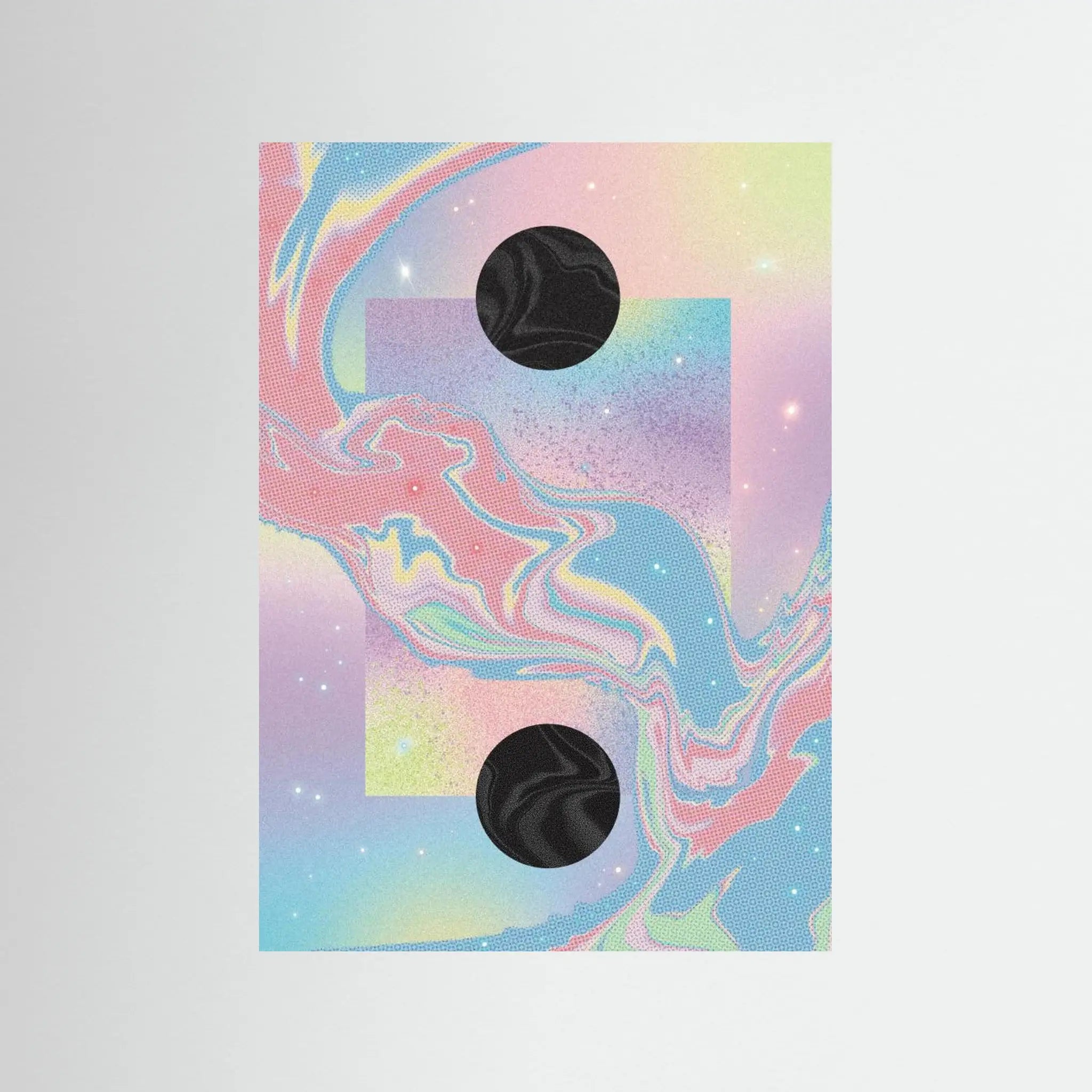 Poster-BLACK HOLE PASTEL COSMOS- Amy Louise Baker- TADAM!-affiche-art-print- 21 x 29 cm / 8 x 11″ (A4) / No Frame-21 x 29 cm / 8 x 11″ (A4) / Black Wood-21 x 29 cm / 8 x 11″ (A4) / Blue Wood-21 x 29 cm / 8 x 11″ (A4) / Grey Wood-21 x 29 cm / 8 x 11″ (A4) / Green Wood