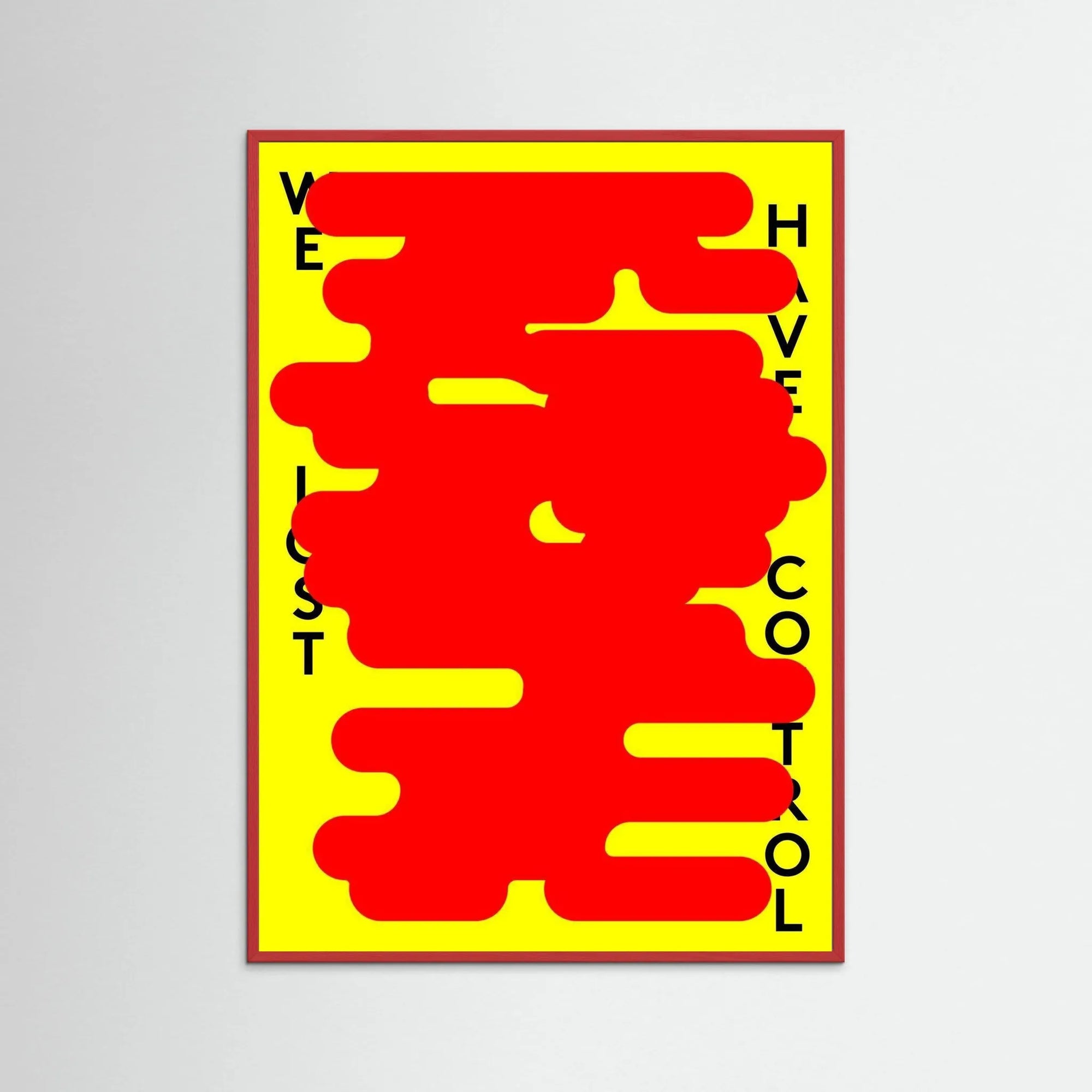 Poster-WE HAVE LOST CONTROL- Jérôme Bizien- TADAM!-affiche-art-print- 21 x 29 cm / 8 x 11″ (A4) / No Frame-21 x 29 cm / 8 x 11″ (A4) / Black Wood-21 x 29 cm / 8 x 11″ (A4) / Blue Wood-21 x 29 cm / 8 x 11″ (A4) / Grey Wood-21 x 29 cm / 8 x 11″ (A4) / Green Wood